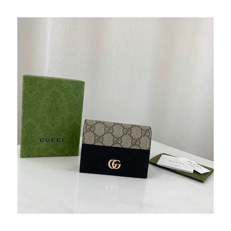 note 8 gucci wallet case|GG Marmont card case wallet in dark gold leather .